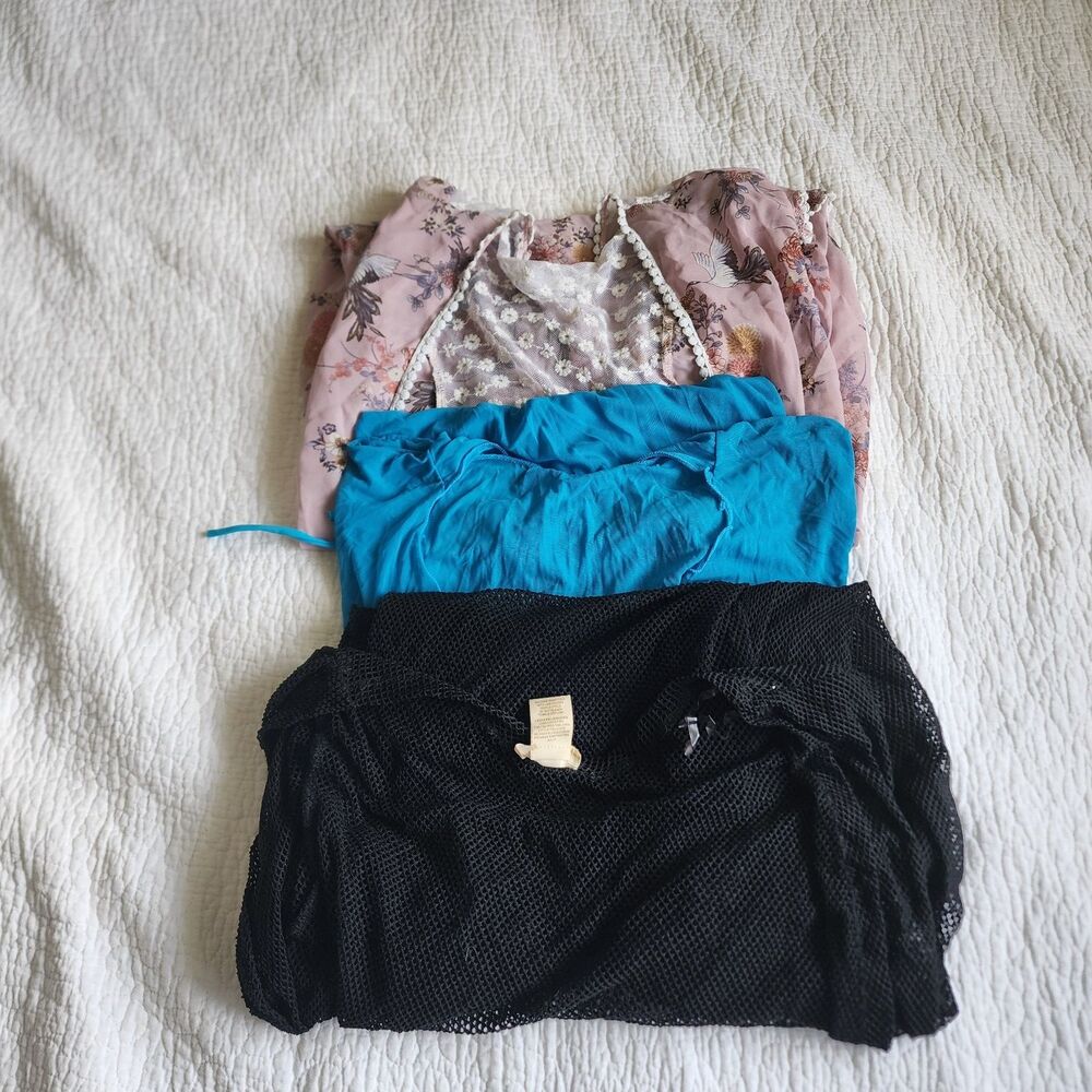 Women's Swimming Suit Cover Up Size XL Lot of 3